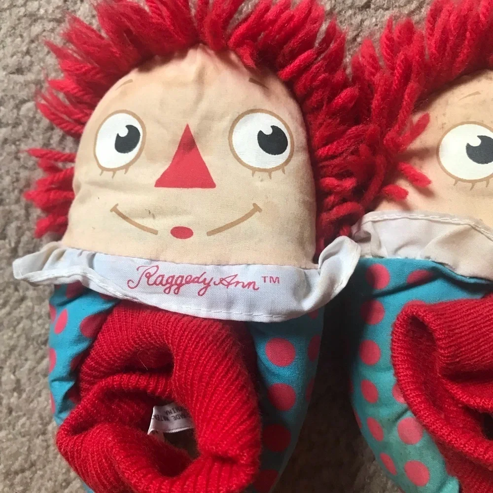 Rare Vintage 1980’s Raggedy Ann Slippers